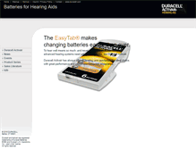 Tablet Screenshot of duracell-activair.com